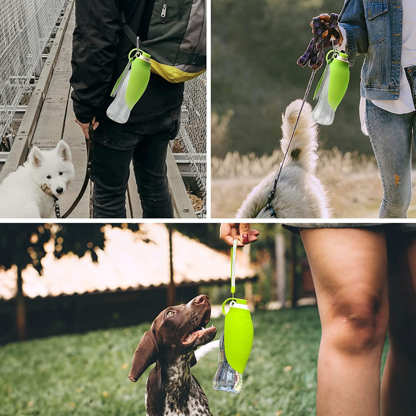 Portable Pet Water Dispenser Feeder (Flip Cup)