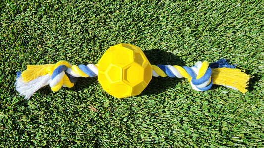 Interactive Rubber Soccer Ball Chew Toy